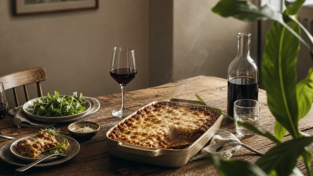 Bordeaux supérieur et lasagnes : le secret d'un accord réussi