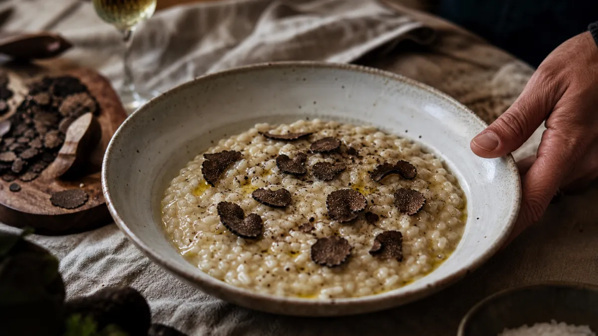 Pomerol et risotto aux truffes : le secret de l'accord parfait